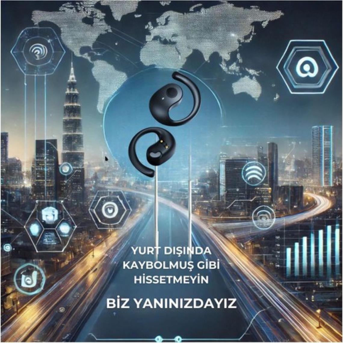 TECHNO 8Q 114 Farklı Dilde Çeviri Yapan Yapay Zeka Destekli Tercüman Kulaklık Mor