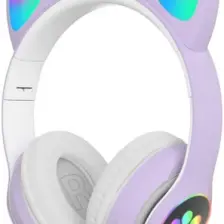 Ally 23M Kedi Kulak Kulaküstü Bluetooth 5.0 Kablosuz Kulaklık LED Işıklı