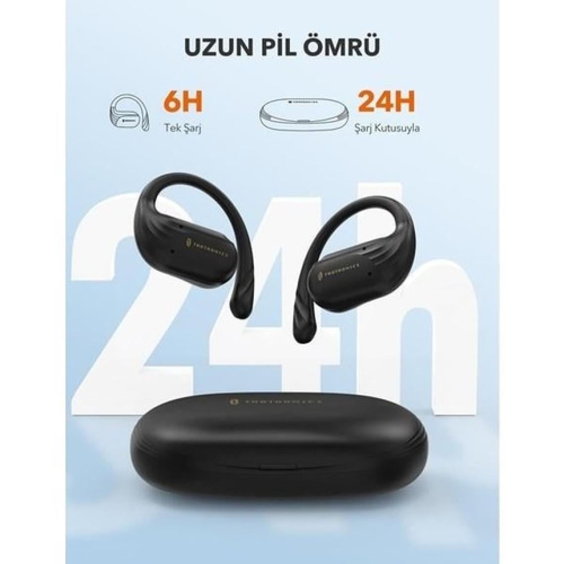 Taotronics Taotronıc TT-BH1123 Kulakustu Bluetooth Kulaklık Siyah