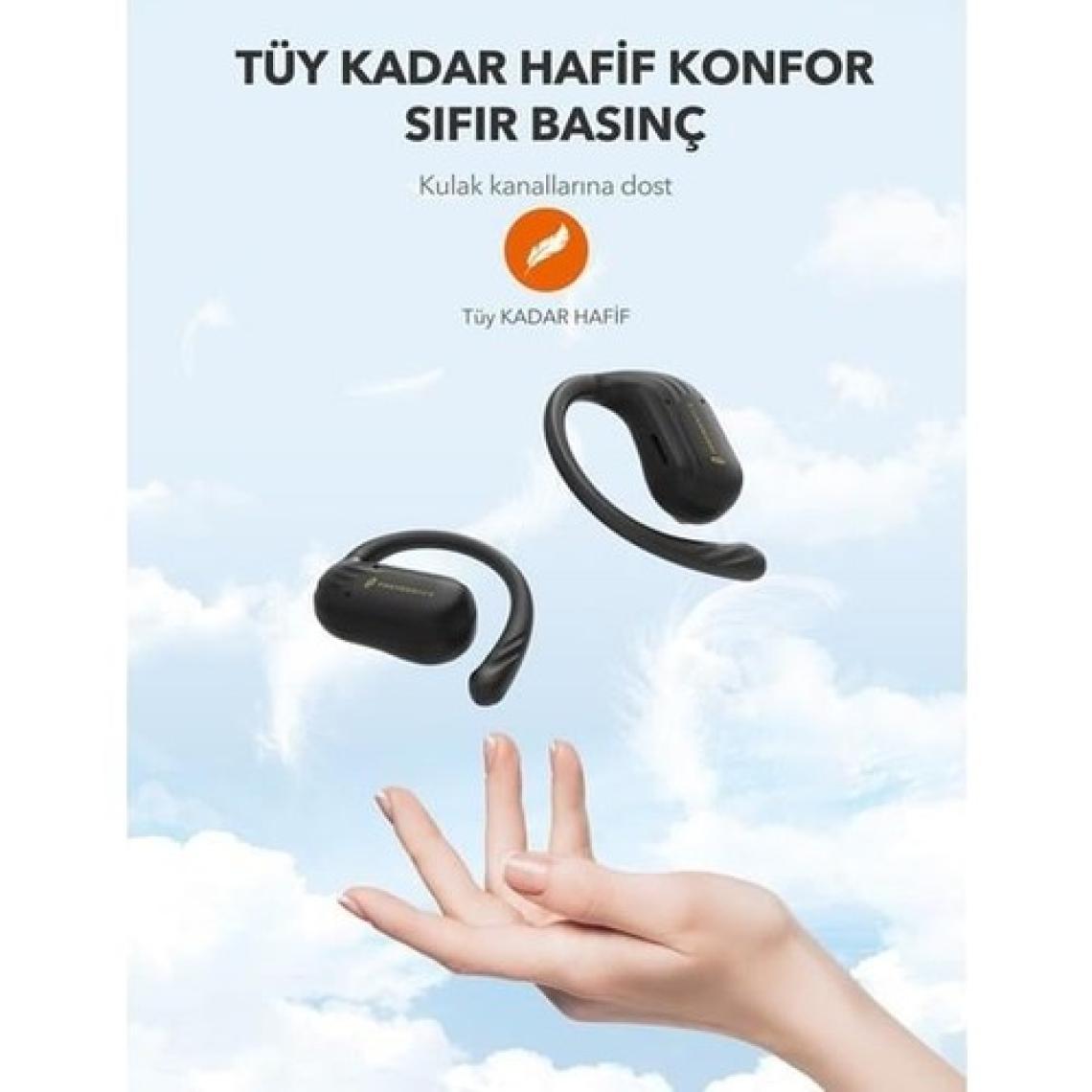 Taotronics Taotronıc TT-BH1123 Kulakustu Bluetooth Kulaklık Siyah