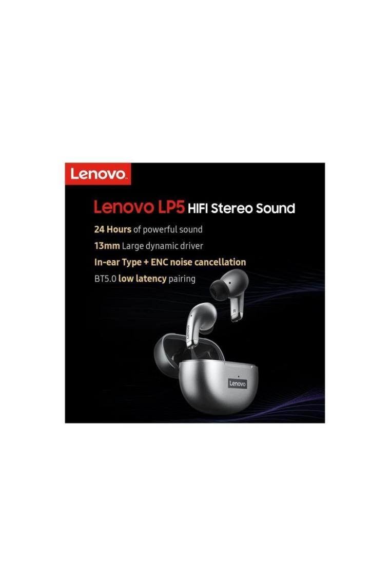 Lenovo LP5 TWS Siyah Kulak İçi Bluetooth Kulaklık
