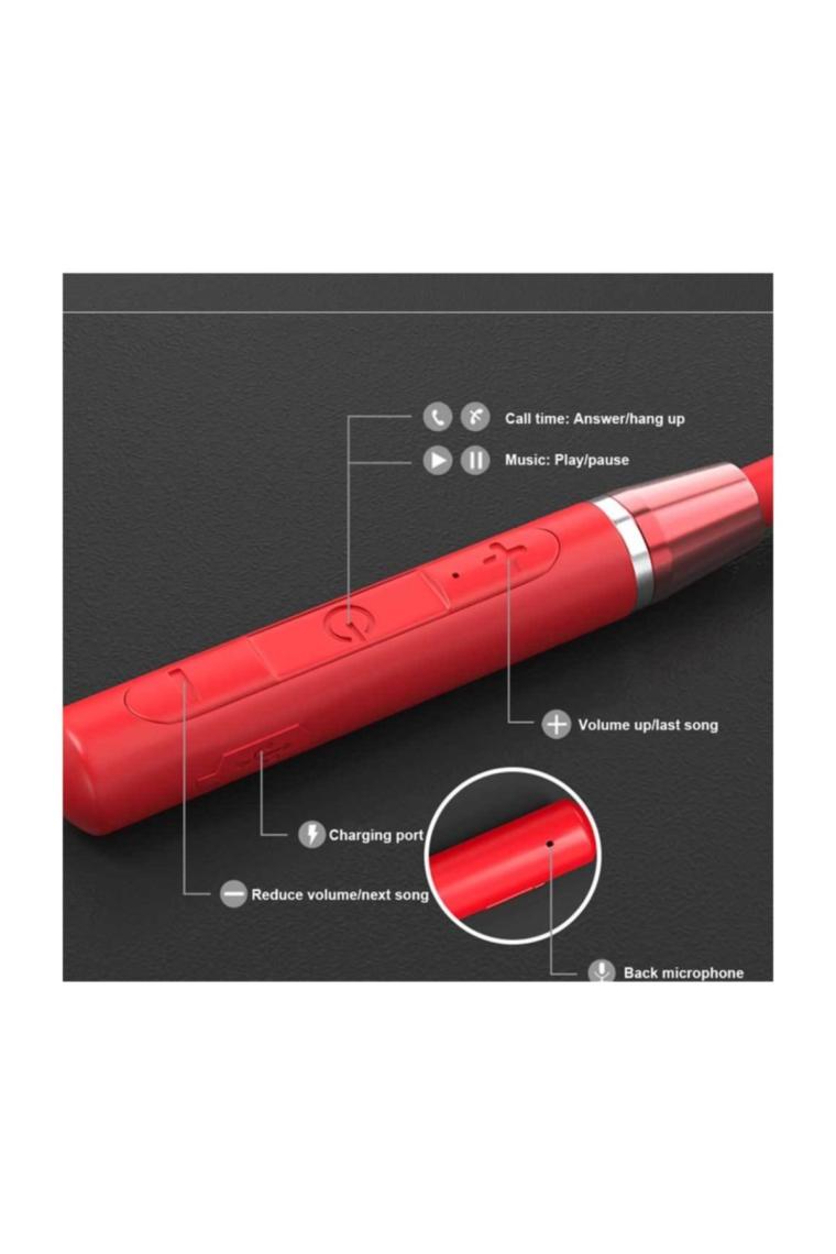 Lenovo HE05 Kırmızı Kulak İçi Bluetooth Kulaklık