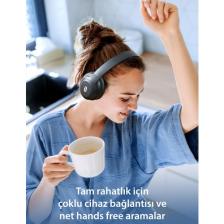 TaoTronics TT-BH1121 40 mm Sürücülü Kafaüstü Bluetooth Kulaklık 20 Saat Müzik BT 5.3 Çift Cihaz Desteği - Siyah