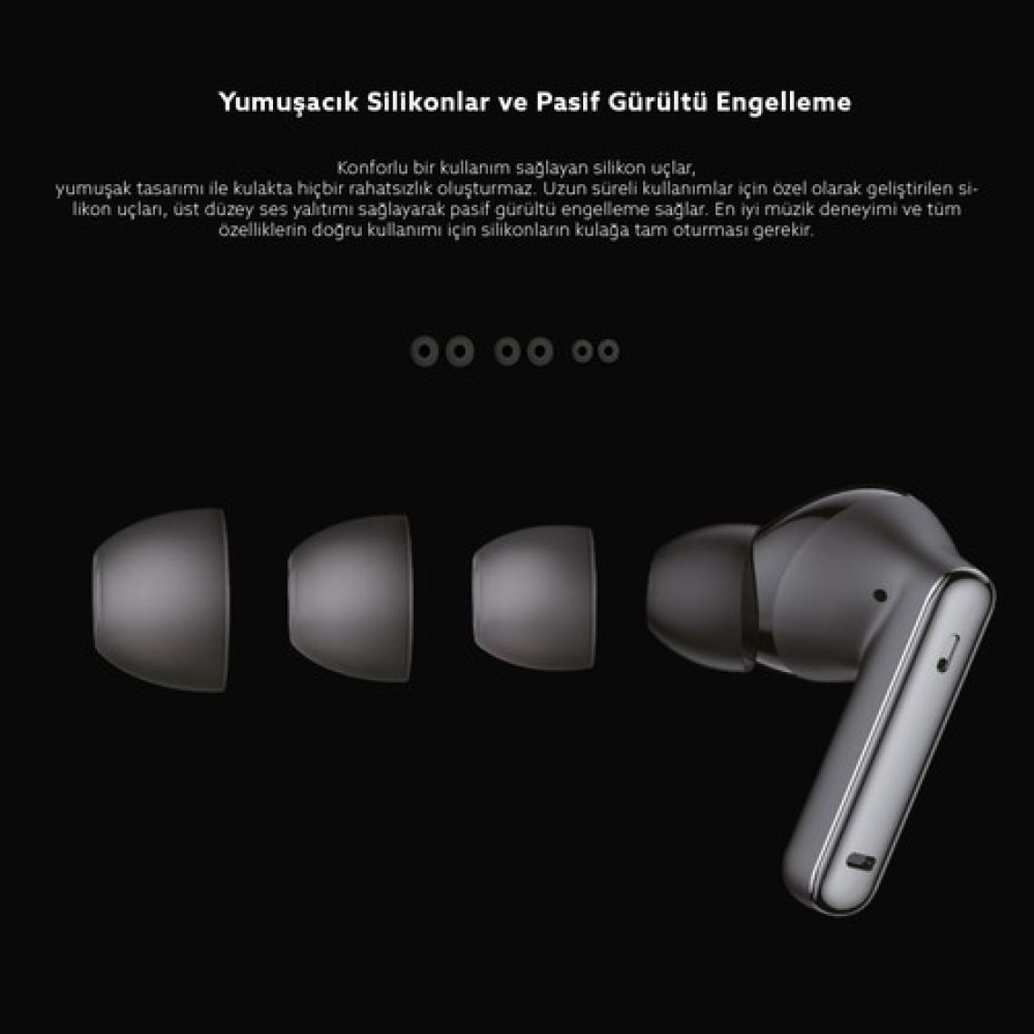 Rosstech Soundparty RS-300 Aktif Gürültü Önleyici Şeffaf Mod Bluetooth Mikrofonlu Kulaklık