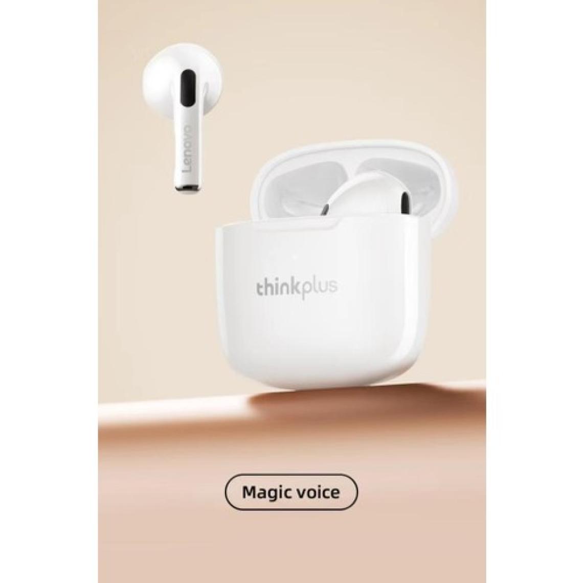 Lenovo Thinkplus Lp1 Yeni Versiyon Kablosuz Bluetooth Kulaklık Beyaz