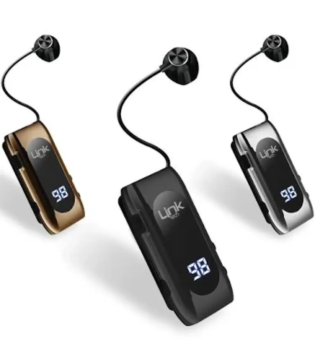 Linktech V80 Pro Bluetooth Kulaklık Ekranlı Makaralı Titreşimli