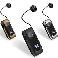 Linktech V80 Pro Bluetooth Kulaklık Ekranlı Makaralı Titreşimli