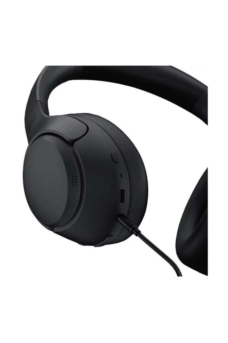 Qcy H3 Hybrid Anc Hi-Res Bluetooth 5.4 Kafaüstü Kablosuz Kulaklık Çift Cihaz desteği siyah