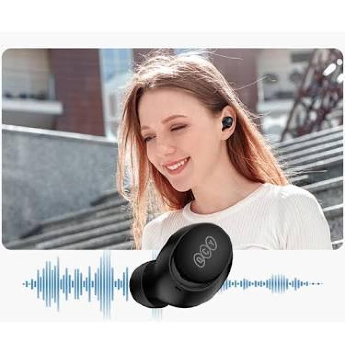 Qcy Arcbuds Lite Siyah Enc Gürültü Engelleme Bluetooth 5.3 Kablosuz kulaklık