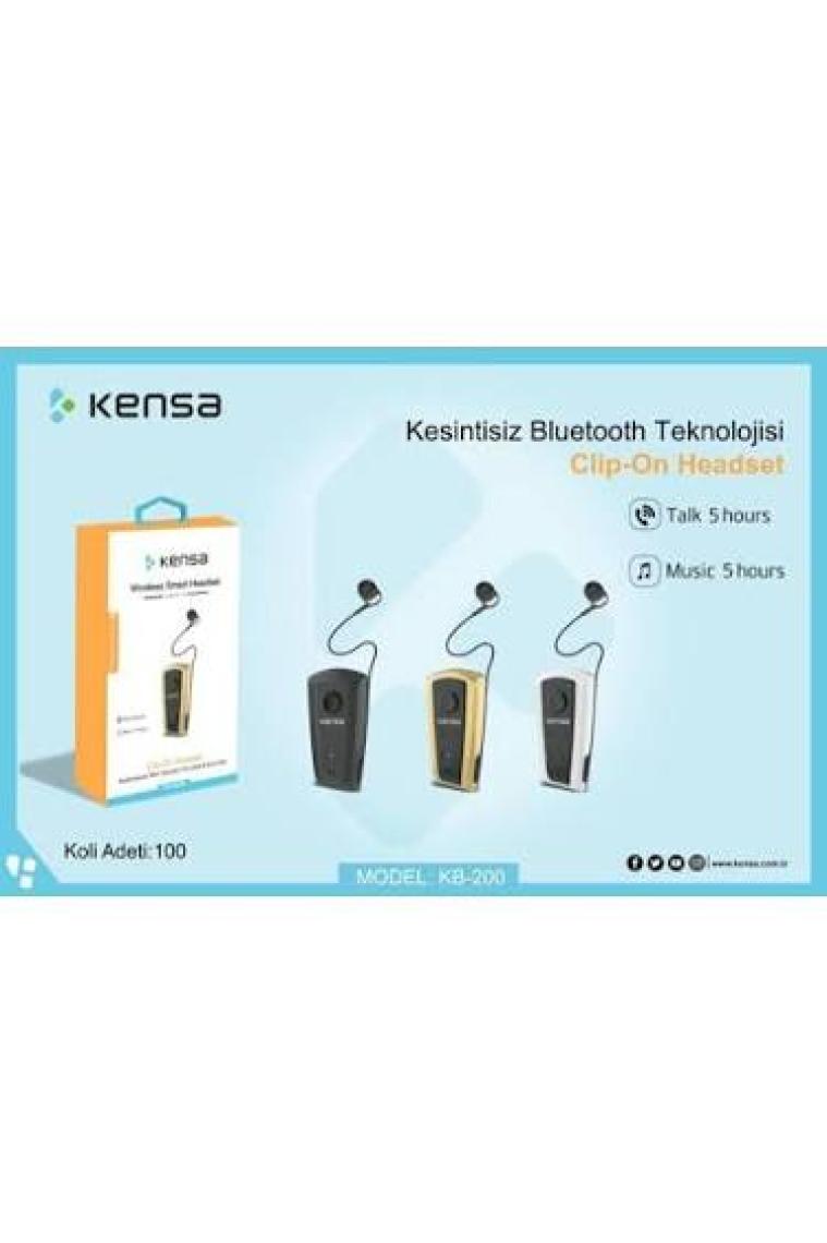 Kensa KB-200 Makaralı Titreşimli Bluetooth Kulaklık