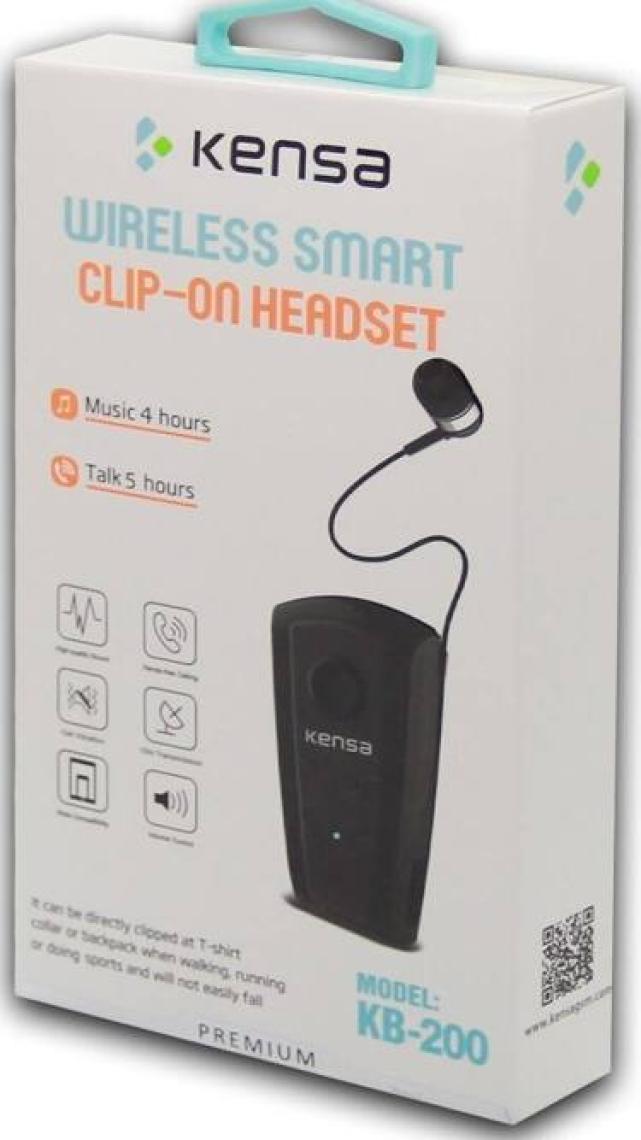 Kensa KB-200 Makaralı Titreşimli Bluetooth Kulaklık