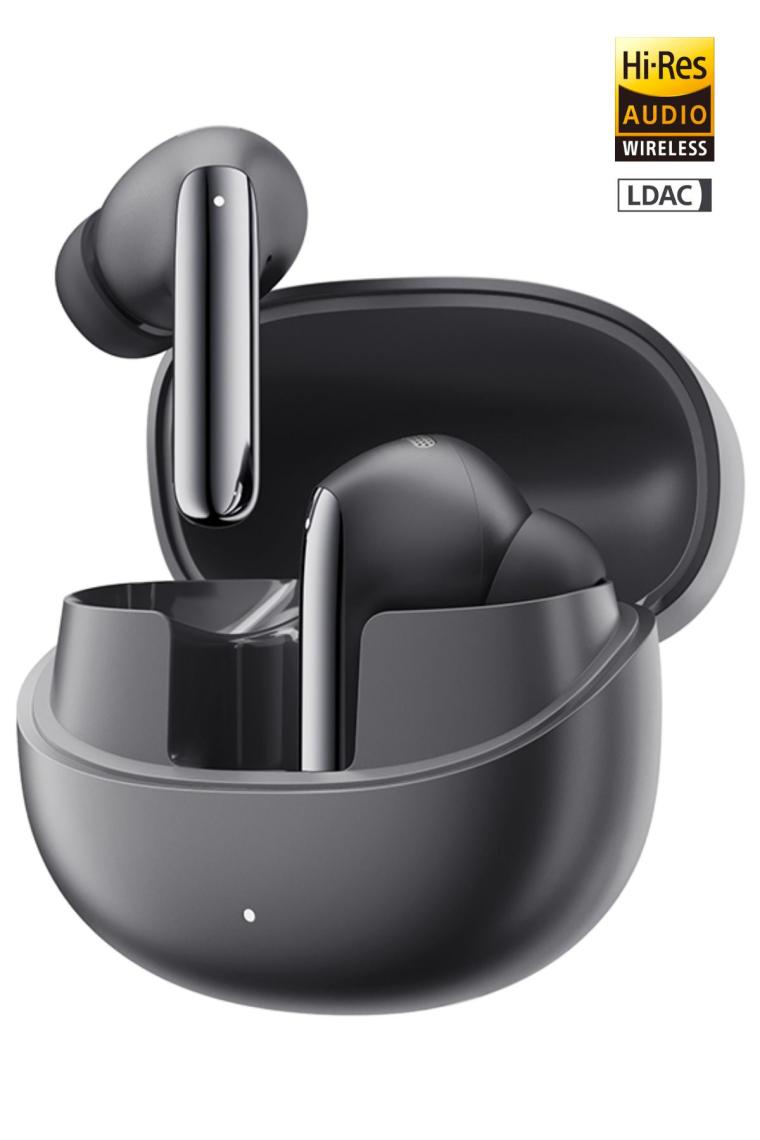Qcy HT08 Melobuds Pro Hi-Res Ldac Adaptif Anc 6 Mikrofon Bluetooth 5.3 Kablosuz Kulaklık Siyah