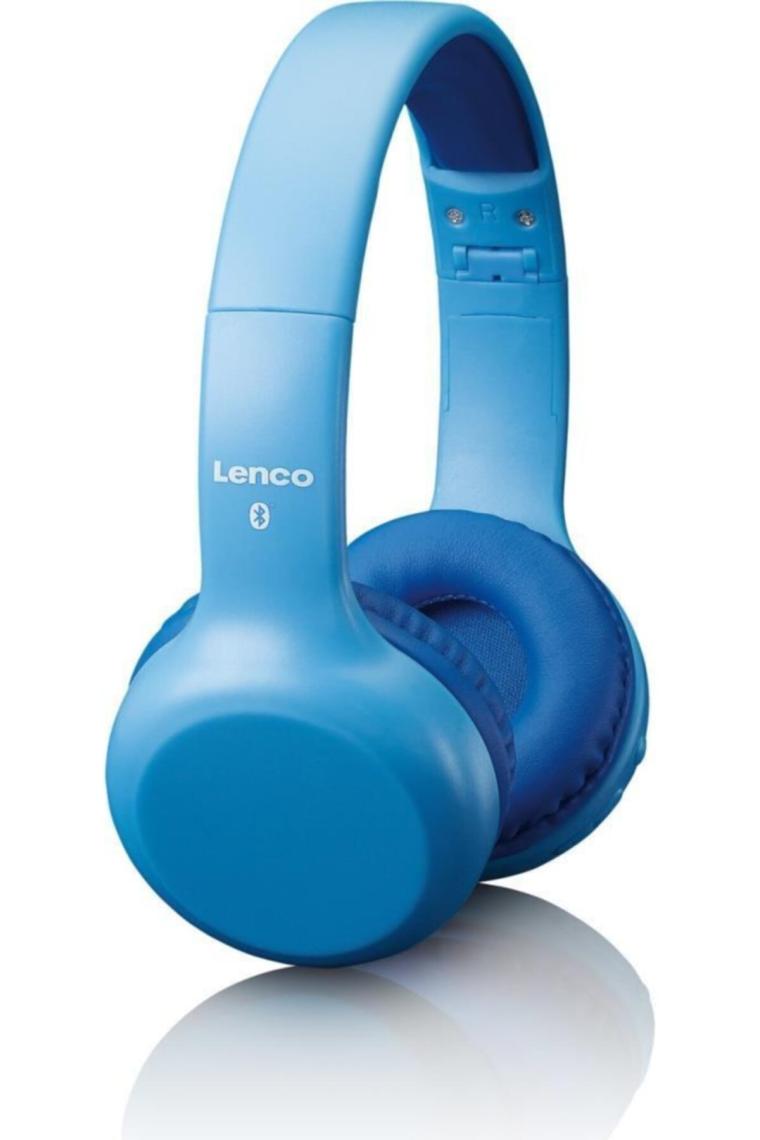 Lenco HPB-110BU Katlanabilir Mikrofonlu Bluetooth Çocuk Kulaklığı Mavi-Sticker