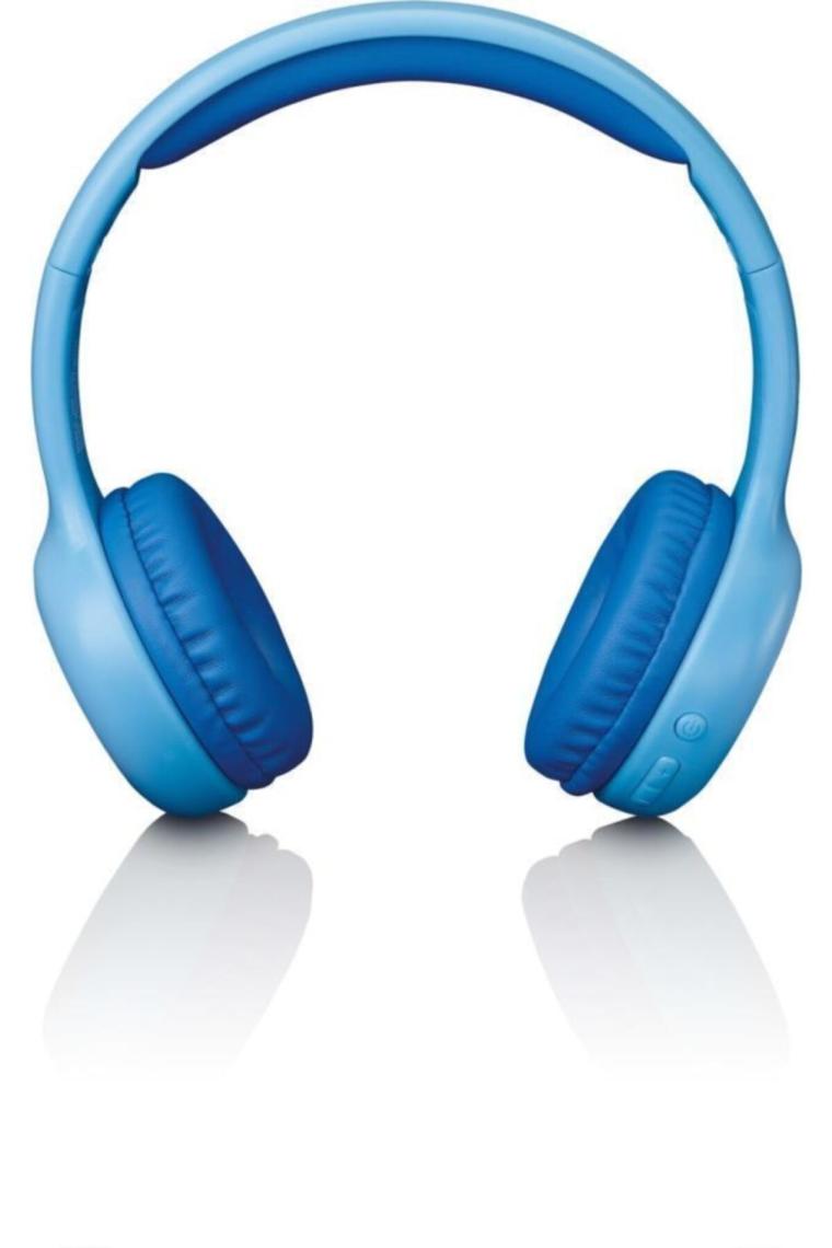Lenco HPB-110BU Katlanabilir Mikrofonlu Bluetooth Çocuk Kulaklığı Mavi-Sticker