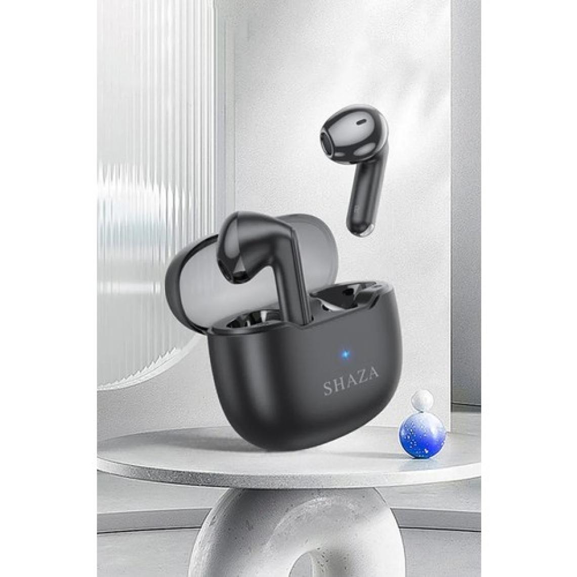 Shaza Air7 Gürültü Azaltma Enc 4 Mikrofonlu Bluetooth 5.3 Tws Kulaklık Siyah