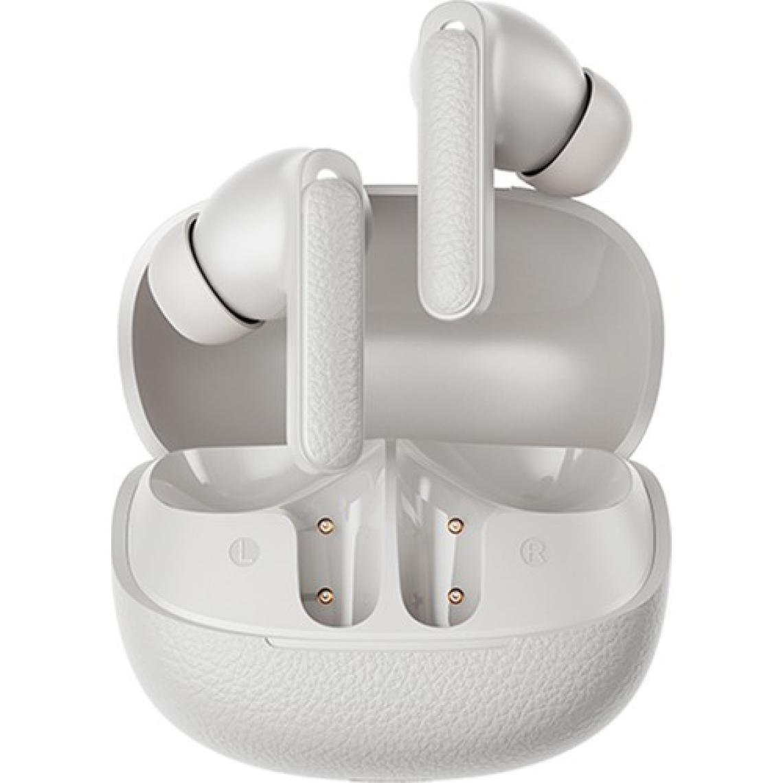 Buds Anc HT15 Bluetooth Kulaklık - 45 Db. Anc - 6 Mikrofon Enc - Çift Cihaz Gürültü Engelleme Ipx4 Beyaz