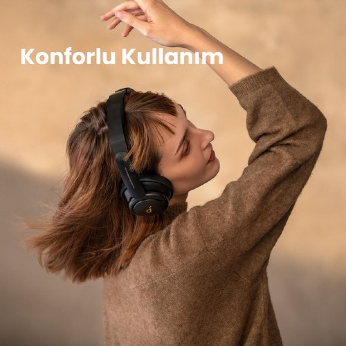Anker SoundCore Life Q30 Siyah Kulak Üstü Bluetooth Kulaklık