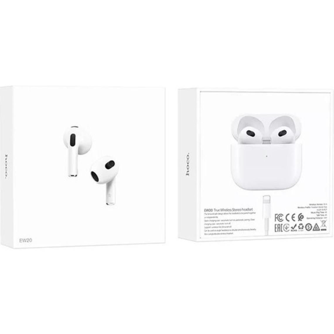 Hoco EW20 Dinamik Ses Bluetooth 5.3 Kablosuz Kulaklık TWS Kulakiçi Kulaklık