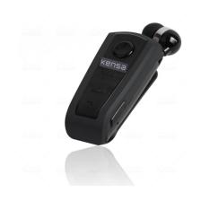 Kensa KB-200 Mono Makaralı Titreşimli Mikrofonlu Kulak İçi Bluetooth Kulaklık Siyah