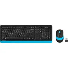 A4 Tech FG1010 Kablosuz Siyah-Mavi Klavye Mouse Seti