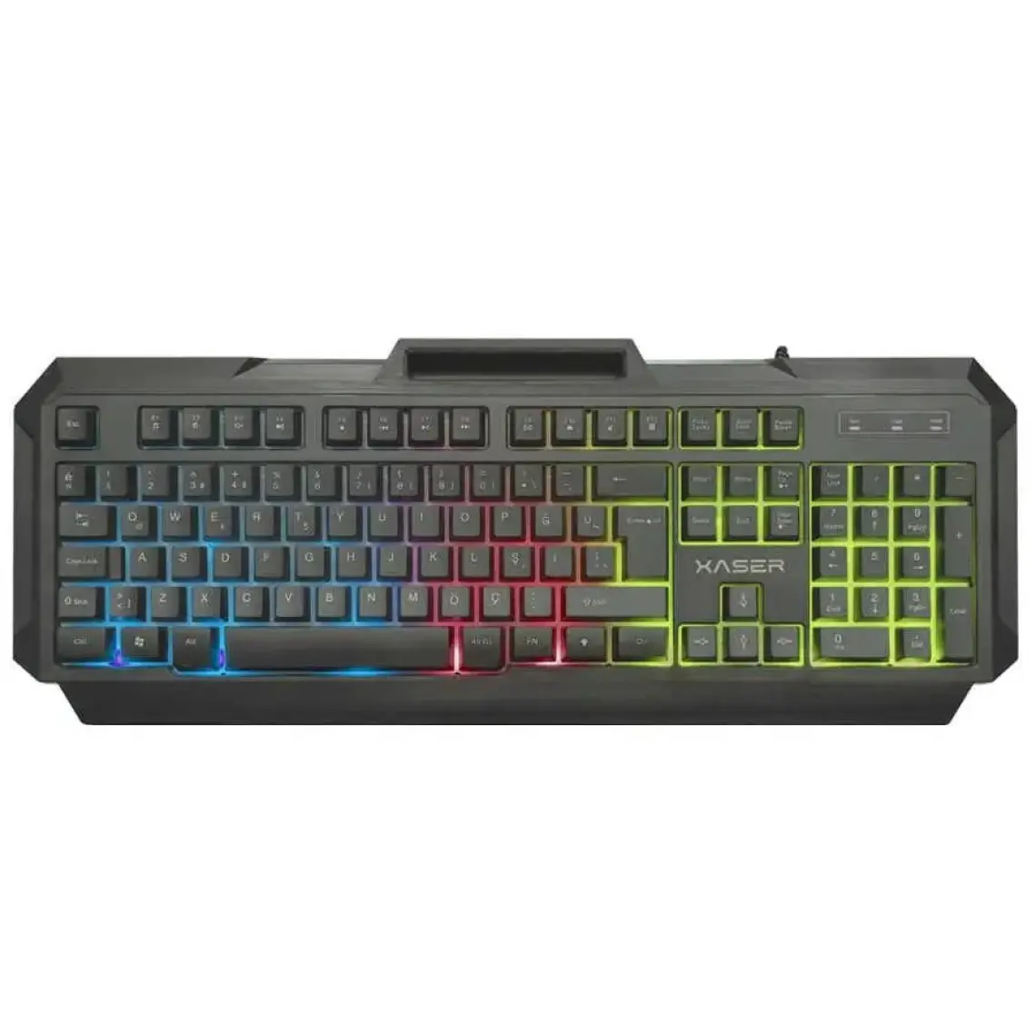 Xaser XS-KJJ485 Q Klavye+Kulaklık+Mouse+Rgb Mousepad+Hoparlör Rainbow Aydınlatmalı Oyuncu Seti