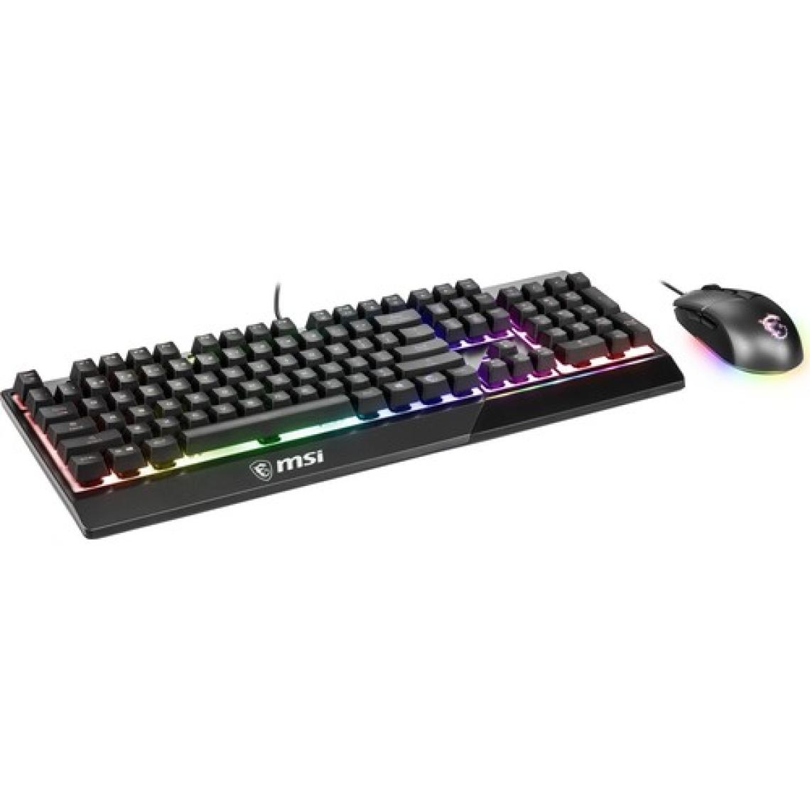 MSI Vigor GK30 Combo RGB Siyah Kablolu Klavye Mouse Seti