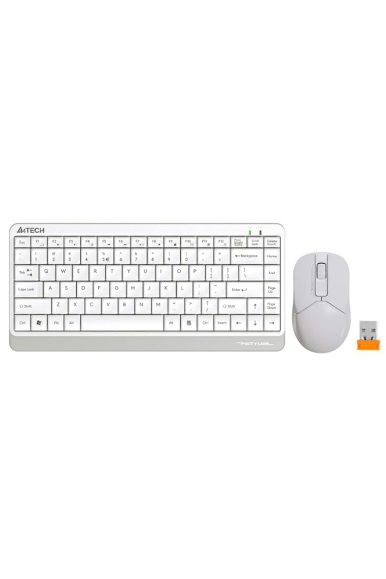A4 Tech FG1112 Kablosuz Mini Beyaz Klavye Mouse Seti