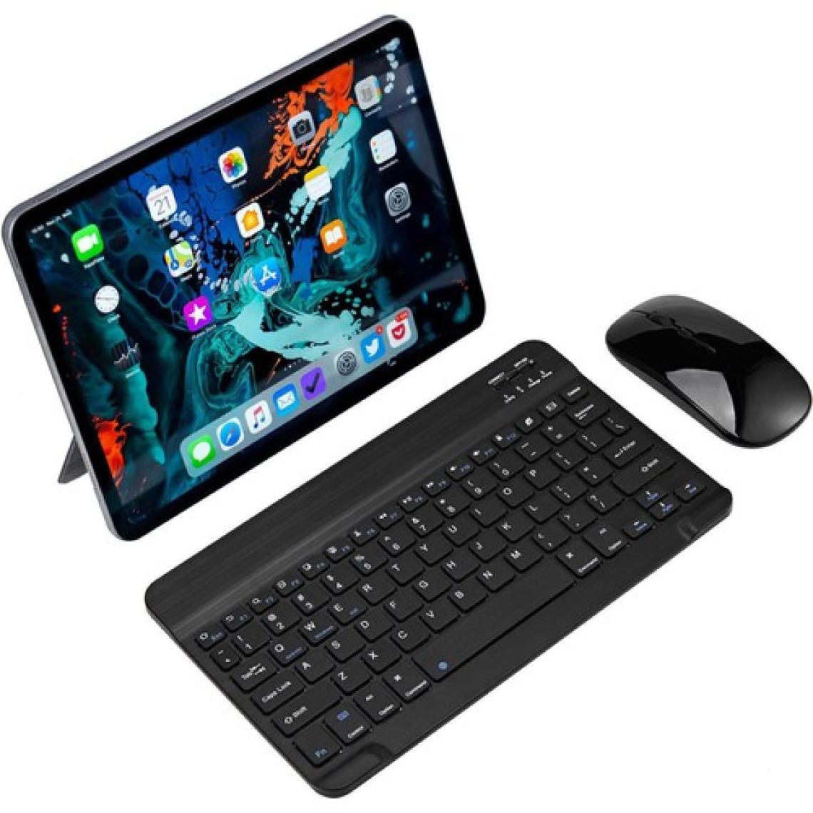 Duhaline Xiaomi Mi Pad 5  11" Tablet Için Uyumlu Slim Şarjlı Bluetooth Klavye ve Mouse Seti