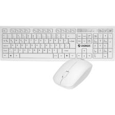 Everest KM-6121 Beyaz Kablosuz Q Slim Klavye + Mouse Set
