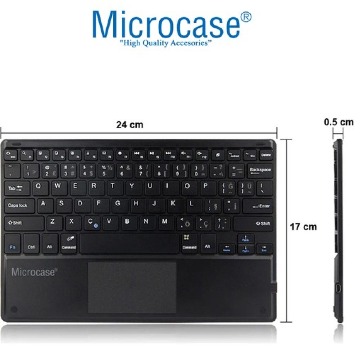 Microcase Tablet ve Telefonlar Için Bluetooth Touchpad Klavye ve Mouse Set - AL3560