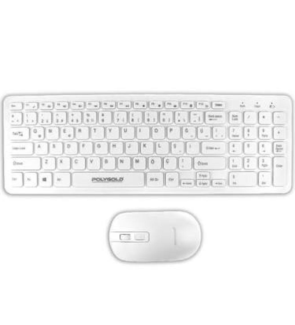 Polygold PG-8040 Slim Kablosuz Klavye Mouse Set