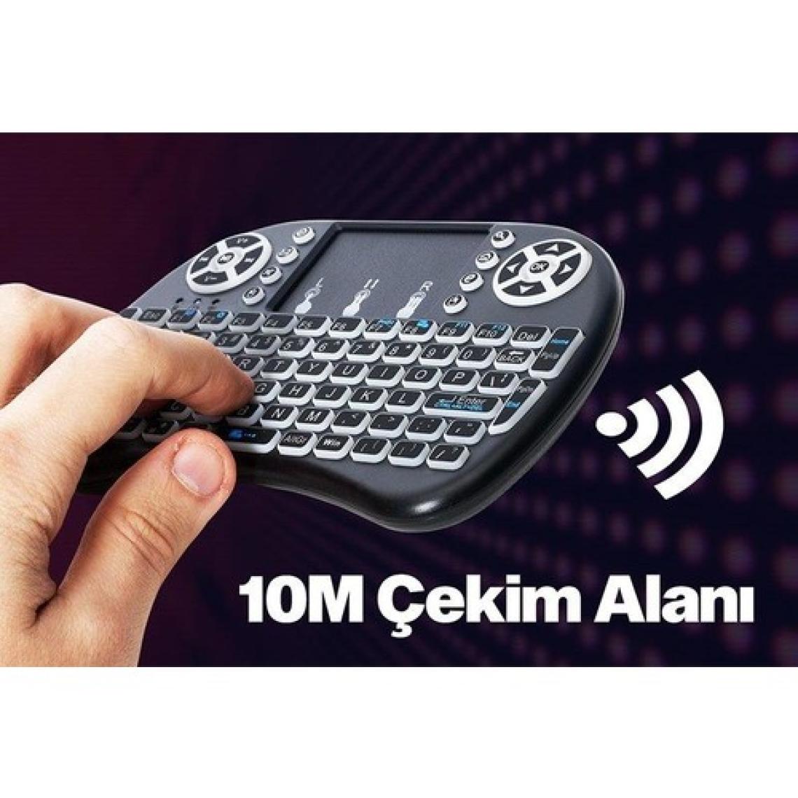 Hello Kablosuz Mini Klavye Dokunmatik Mouse HL-19485