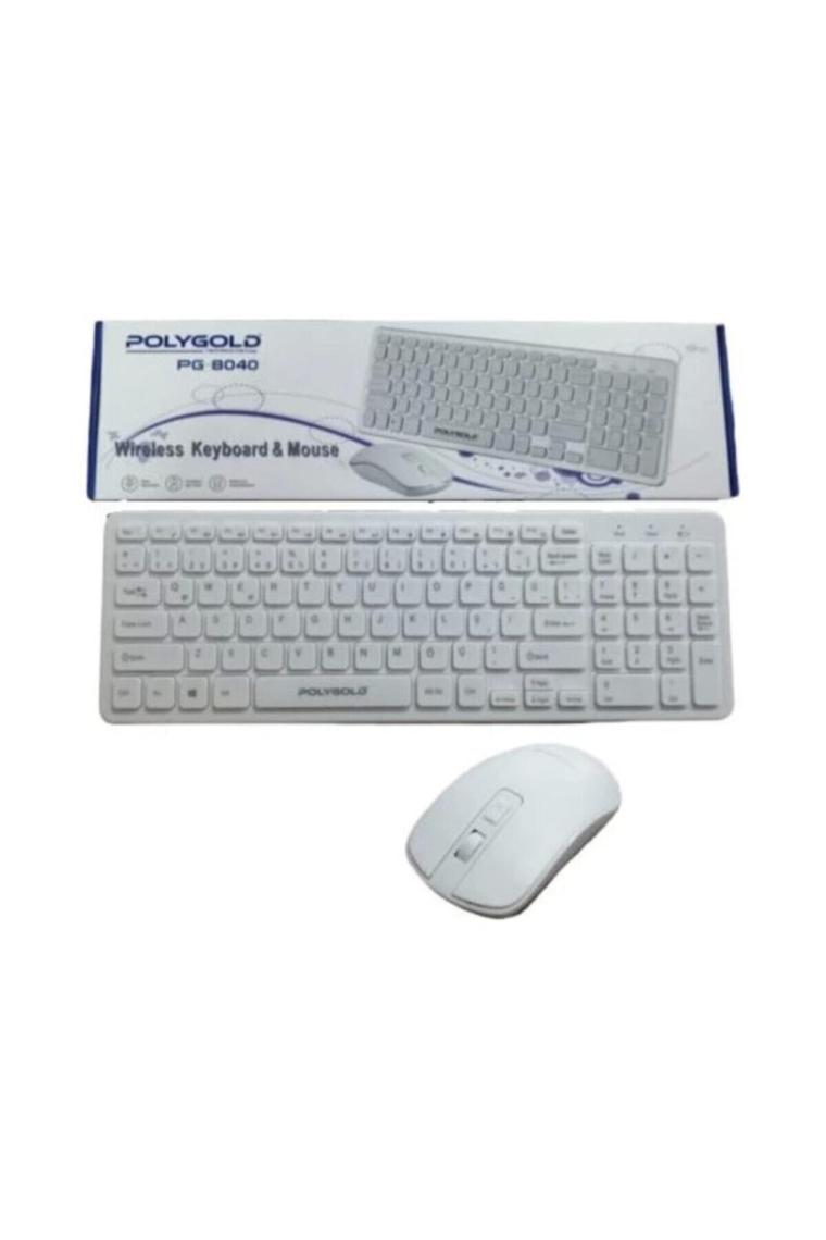 Polygold PG-8040 Slim Kablosuz Klavye Mouse Set