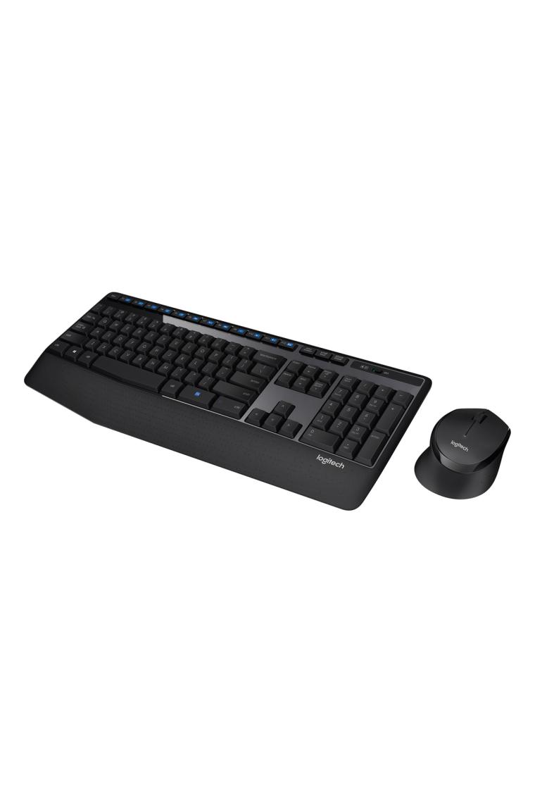 Mk345 Kablosuz Q Tr Multimedya Siyah Klavye Ve Mouse Seti - Siyah