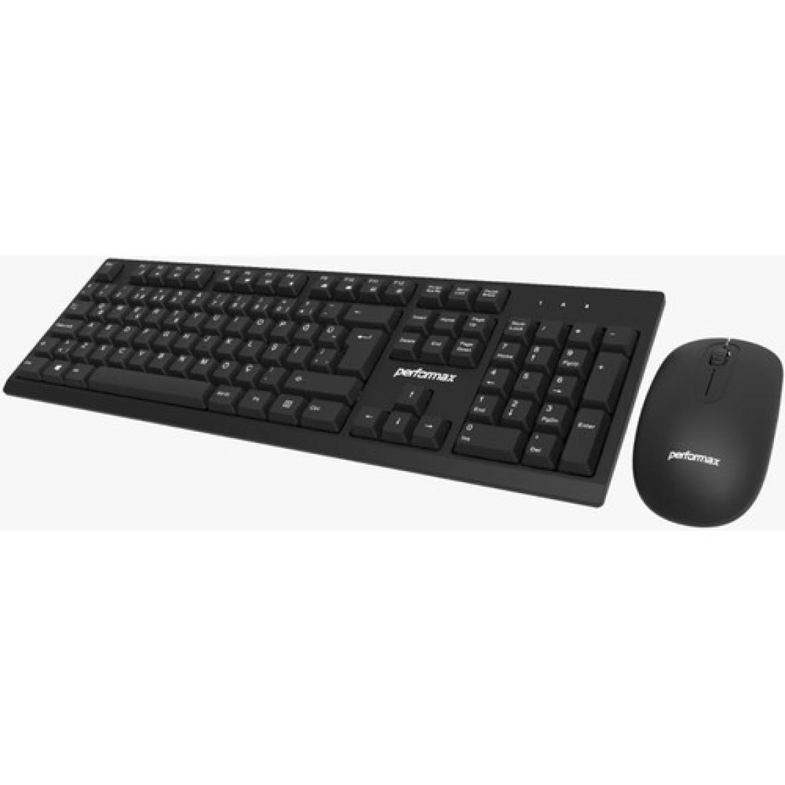 Performax Kablosuz Klavye + Mouse Set Siyah