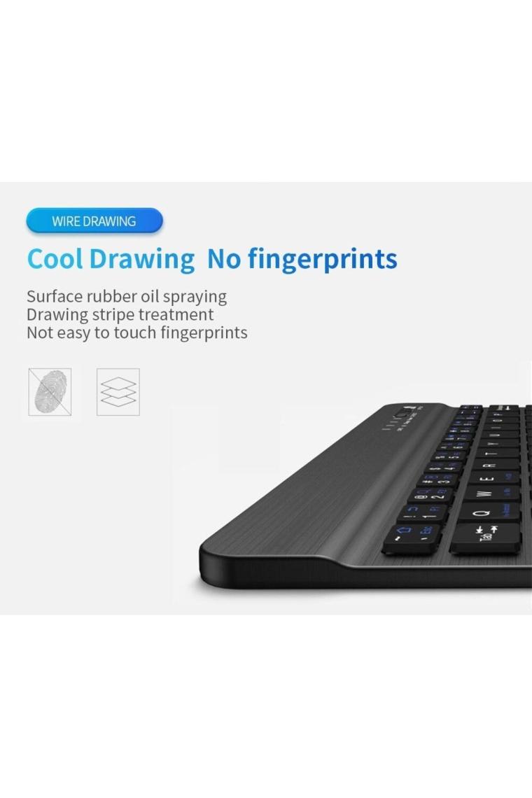 Apera Gn-62 Kablosuz Bluetooth Klavye Mouse Seti Ultra Ince Taşınabilir Ingilizce Q Klavye