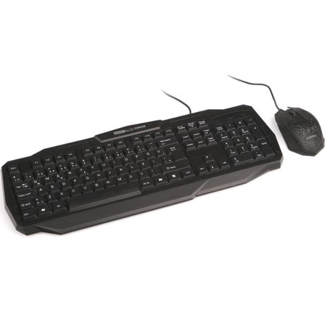 DARK Force USB Q Trk Lazer Mouse Siyah Gaming Klavye - Mouse Set DK-AC-GKM1000