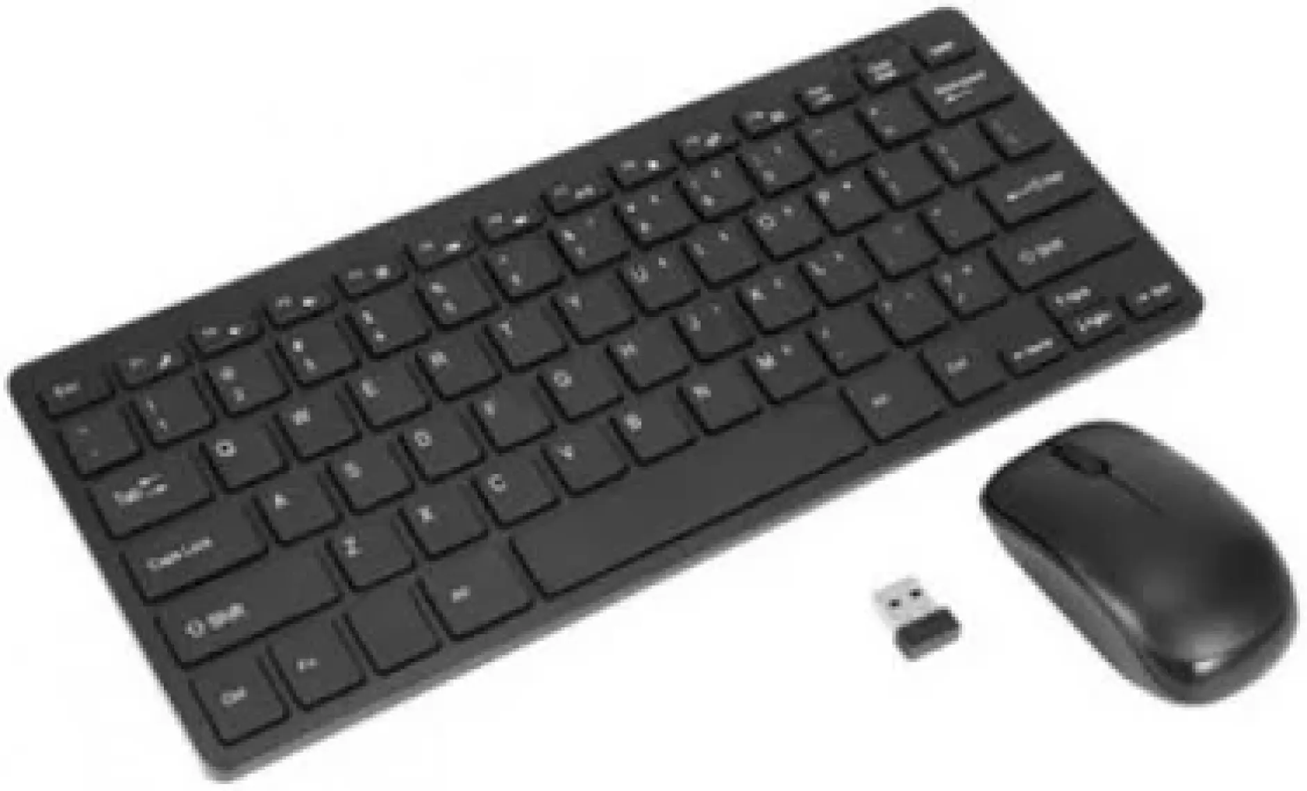Platoon Pl-395 Beyaz Renk Kaliteli Mini Kablosuz Klavye Mouse Set