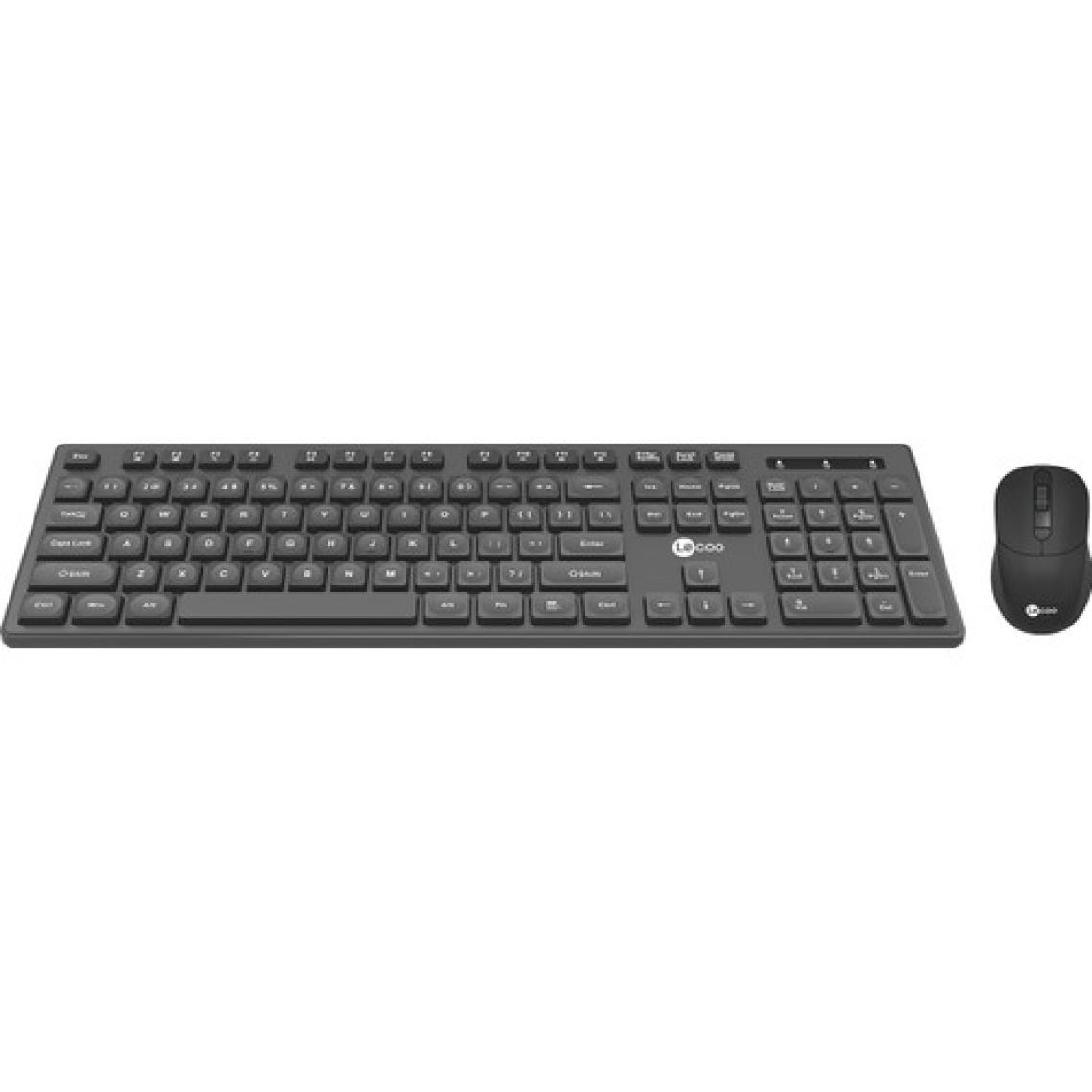 Lenovo Lecoo KW201 Siyah Kablosuz Klavye Mouse Seti