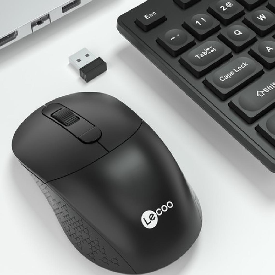 Lenovo Lecoo KW201 Siyah Kablosuz Klavye Mouse Seti