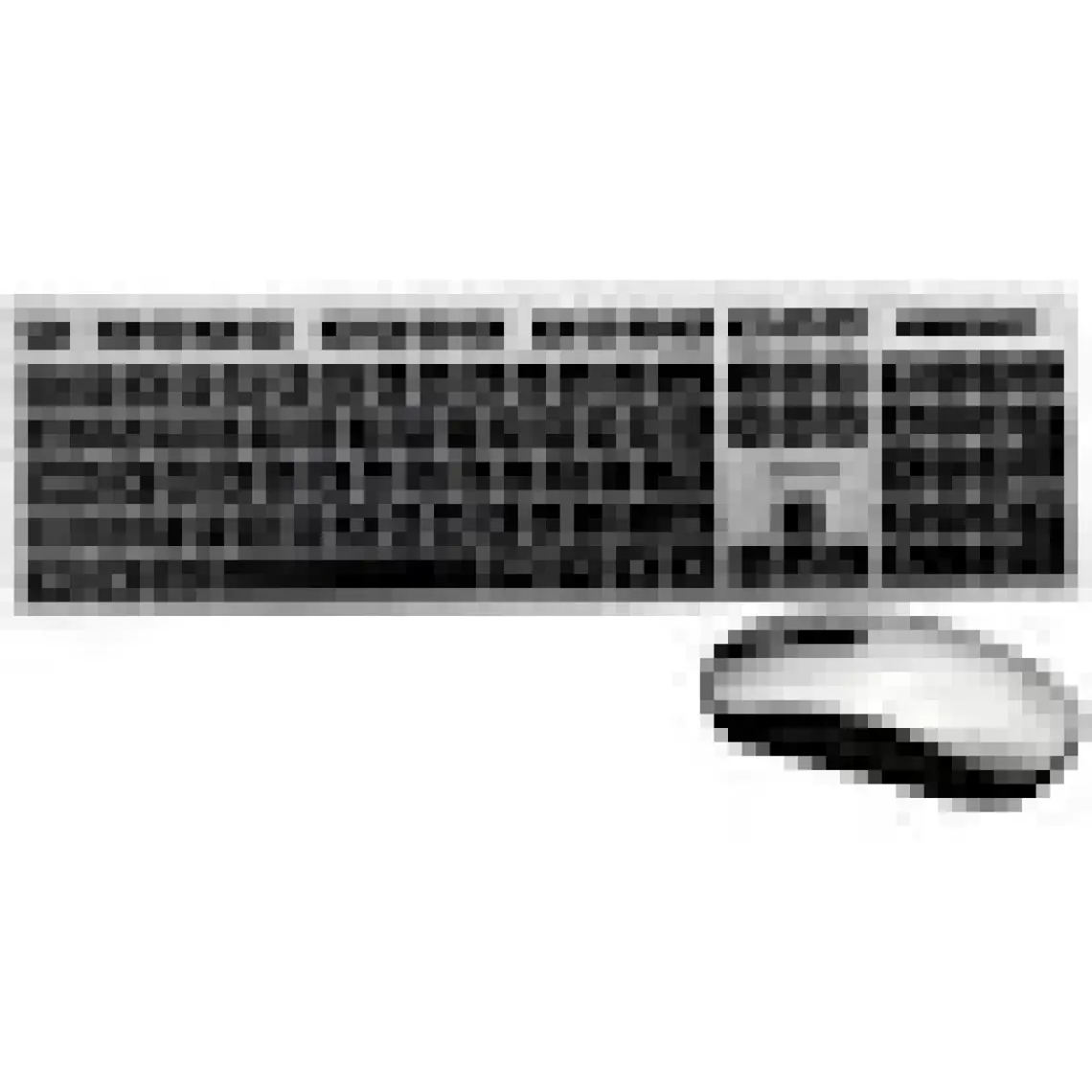 Preo My Keymouse KM06 Zarif Tasarım Kablosuz Klavye Mouse Set Gümüş