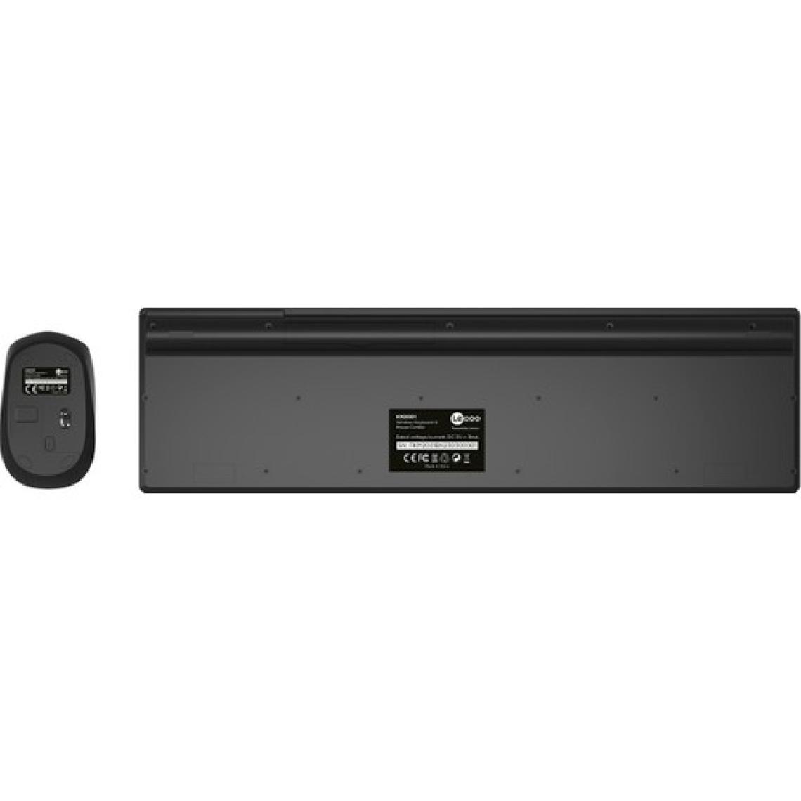 Lecoo KM2001 Kablosuz Türkçe Q Klavye & Mouse Set Siyah