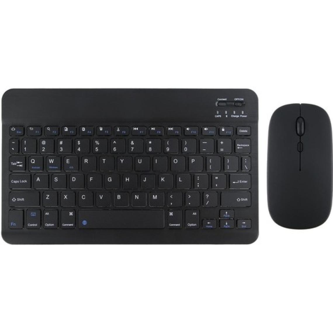 TahTicMer Bluetooth Klavye Mouse Set Tablet Bilgisayar Telefon Oyun Konsolu Tüm Cihazlara Uyumlu Akıllı Taşınabilir Şarj Edilebilir Kablosuz Bluetooth Klavye Mause Set