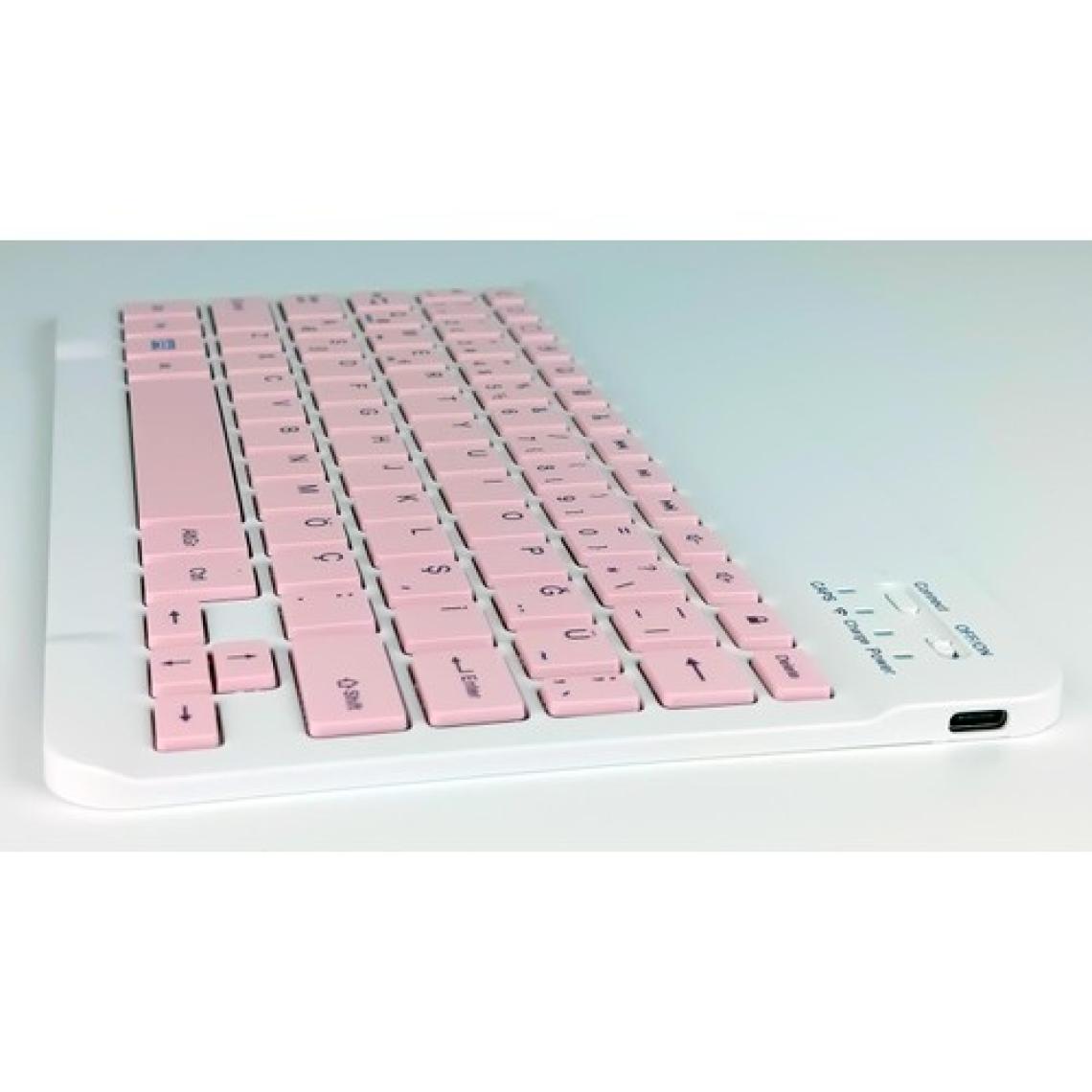 Apera MT82 Kablosuz Bluetooth + USB Wifi Şarjlı Klavye Mouse Seti Ultra Ince Taşınabilir Türkçe Q Klavye