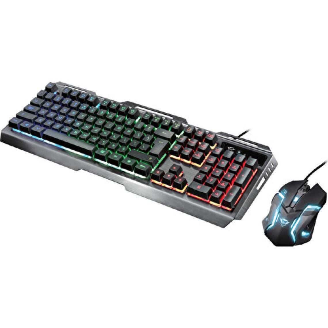 Trust 22895 GXT845 Tural Türkçe Q Oyuncu Combo Klavye Mouse Set