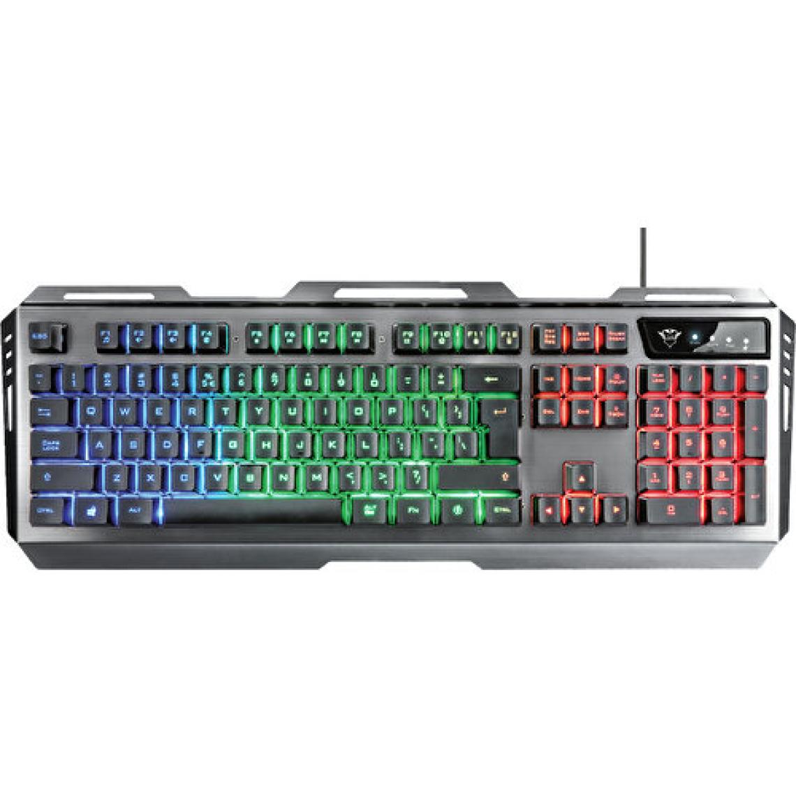 Trust 22895 GXT845 Tural Türkçe Q Oyuncu Combo Klavye Mouse Set