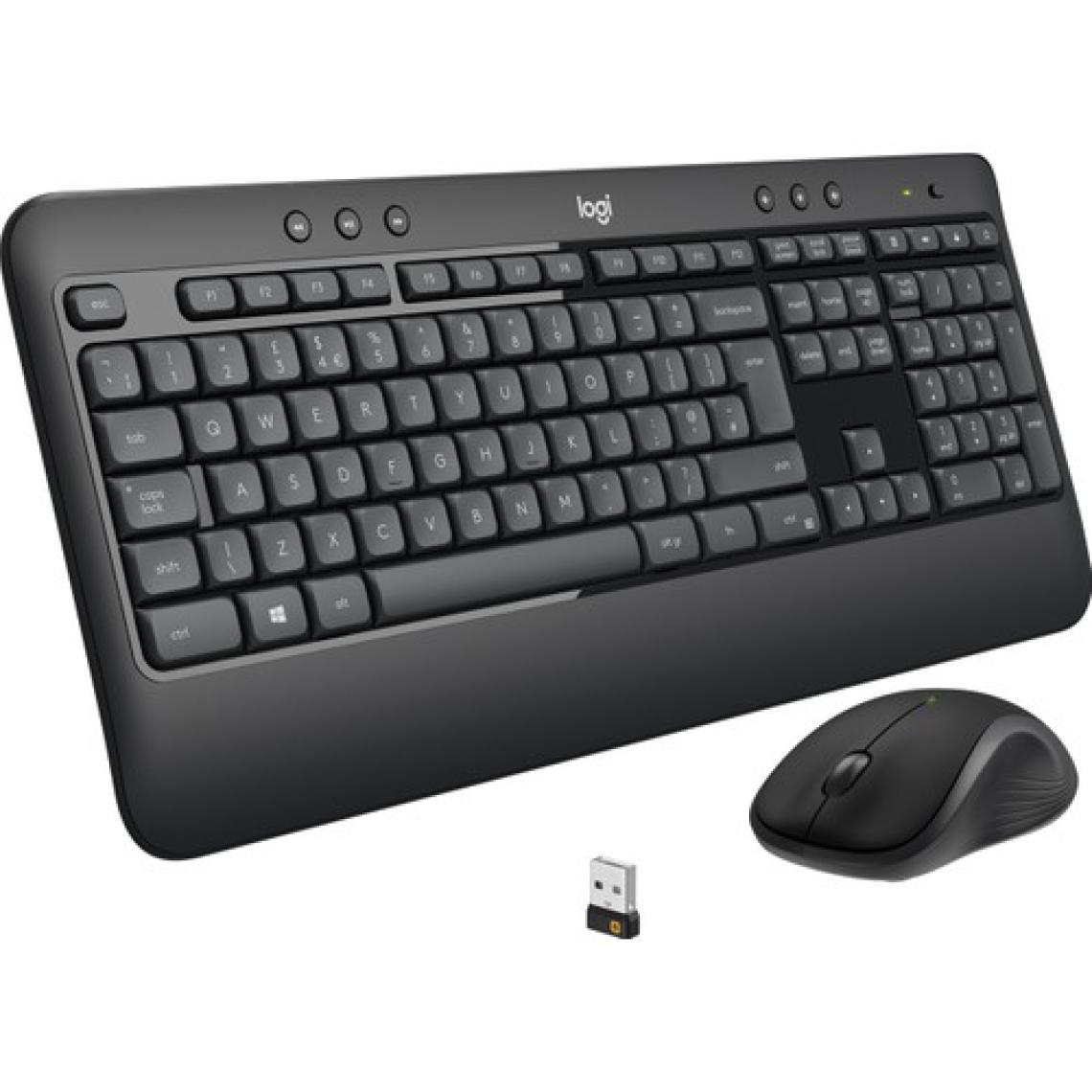 Logitech MK540 ADVANCED Kablosuz Türkçe Klavye Mouse Seti - Siyah