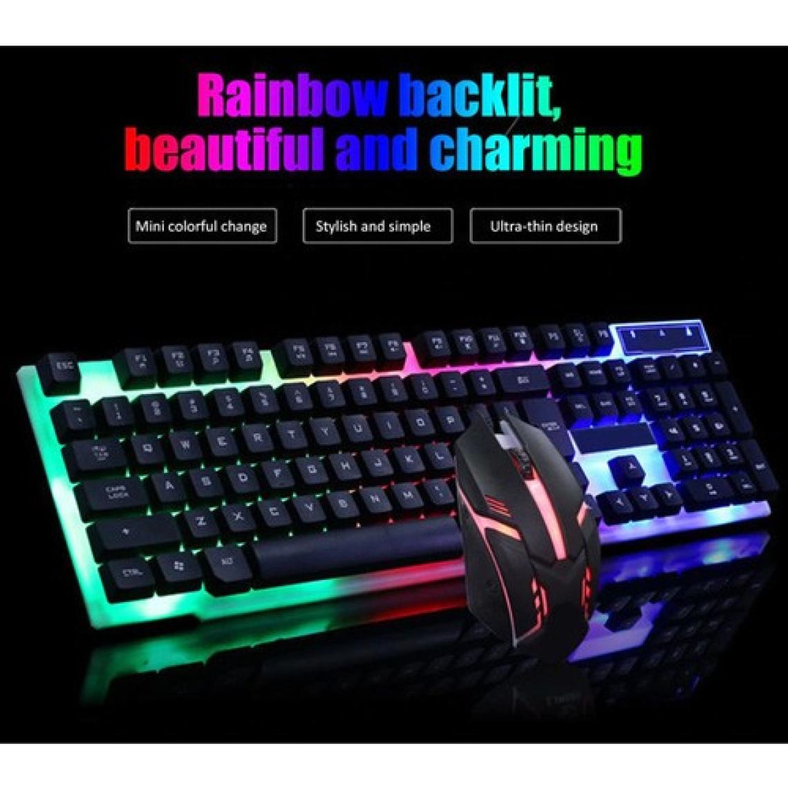 PolyGold PG-8017 Oyuncu Klavye Mouse Set