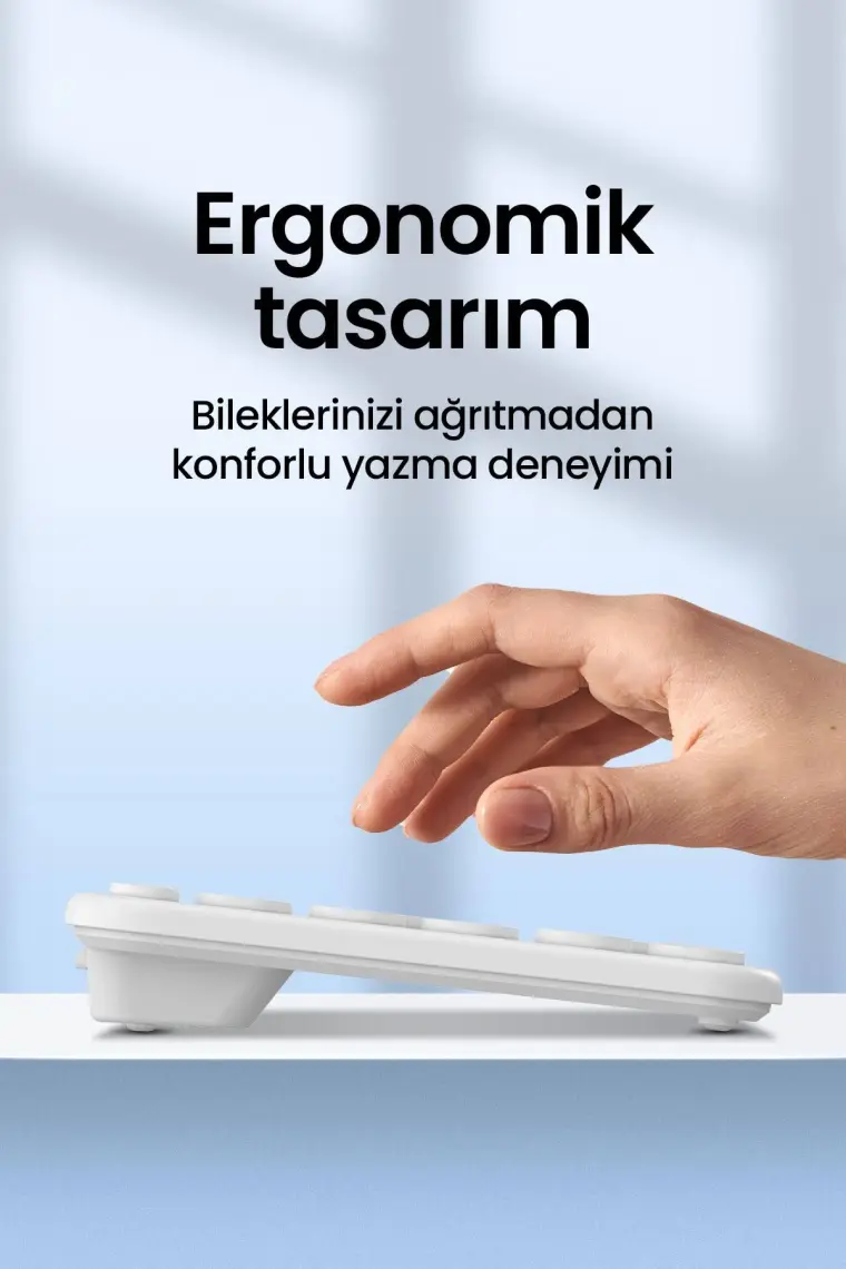 Daxi MK250 Elegance Sessiz 2.4ghz Kablosuz Türkçe Q Klavye Mouse Seti