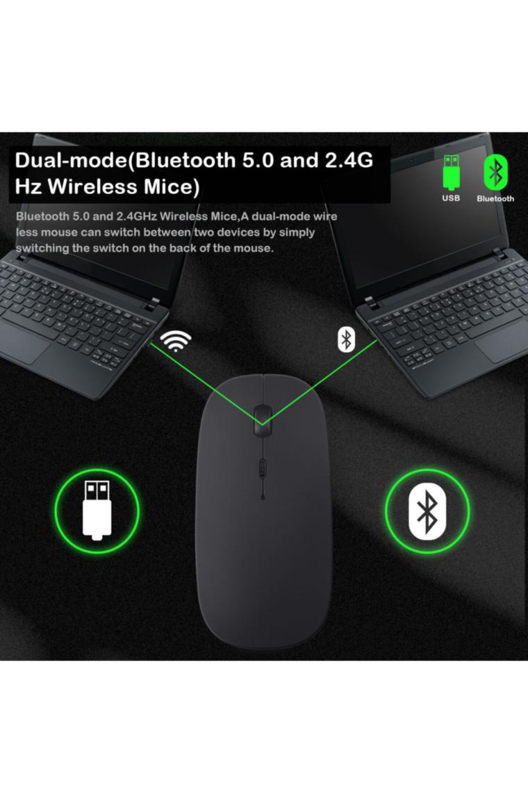 Duhaline Apple iPad 5. Nesil A1822-A1823 9.7" Tablet Için Uyumlu Slim Şarjlı Bluetooth Klavye ve Mouse Seti